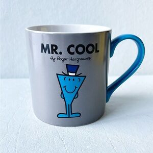 Mr. Cool Mug with Blue Handle